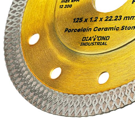 Диск алмазный по керамограниту Diamond Industrial Spider 125x22,23x1,2 ...