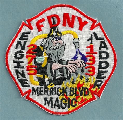 Fdny Queens New York Engine Ladder Fire Company Patch