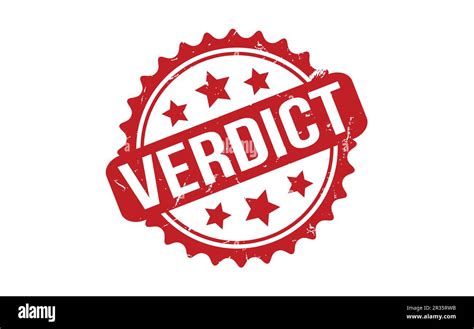 The Verdict Stock Vector Images Alamy