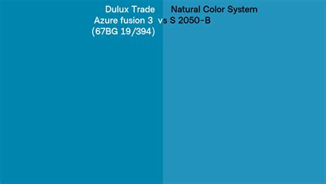 Dulux Trade Azure Fusion 3 67BG 19 394 Vs Natural Color System S 2050