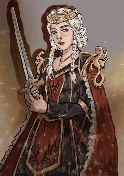 Rhaenyra Targaryen In A Song Of Ice And Fire Asoiaf Art A