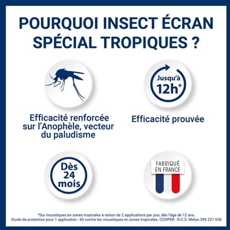 Insect Ecran Spécial tropiques répulsif anti moustiques en spray