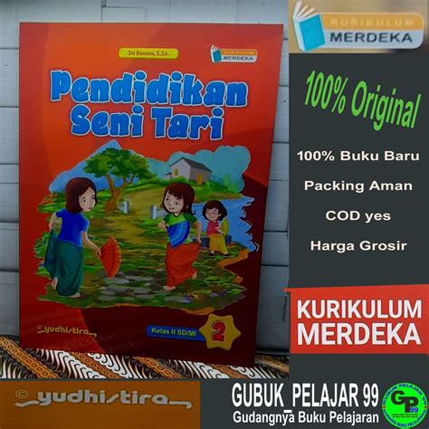 Jual Buku Siswa Pendidikan Seni Tari Kelas Untuk Sd Mi Kurikulum