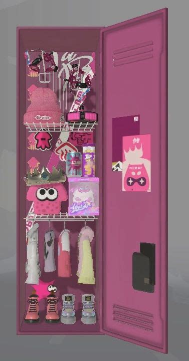 Pearl Splatoon Themed Locker Splatoon Lockers Environment Concept Art