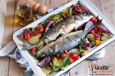 Ricetta Branzino Al Forno Con Patate Ricette Della Nonna