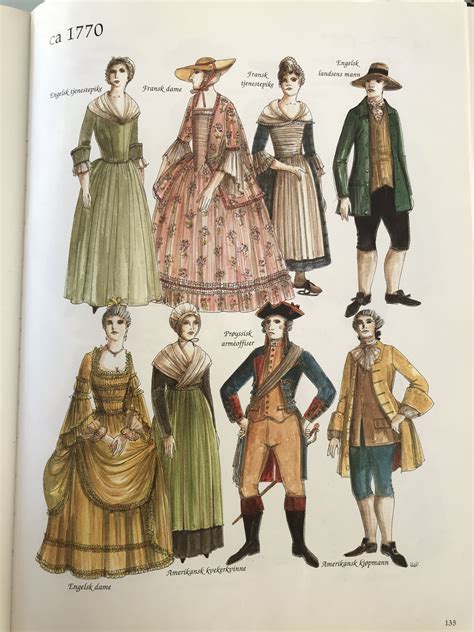 Ca 1770 Historical Fashion 18th Century Fashion Historical Clothing