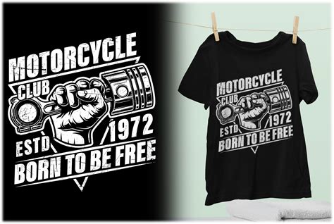 Motorcycle Club Biker T Shirt Design Graphic By Teexe · Creative Fabrica