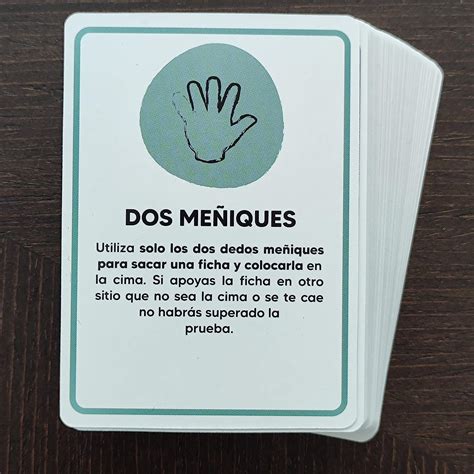 Juego De Cartas Para Torre De Madera Juegos De Mesa