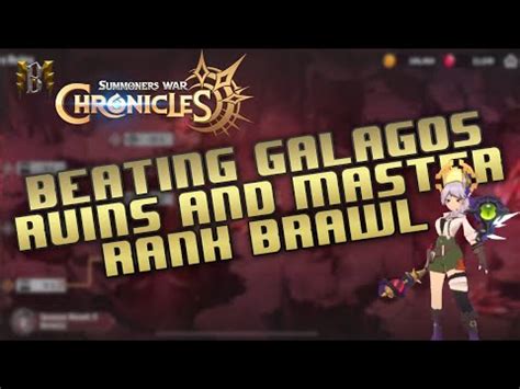 Galagos Rune Rolling PVP SUMMONERS WAR CHRONICLES YouTube