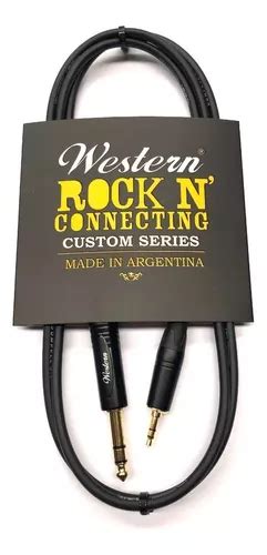 Cable Western Mini Plug Stereo A Plug Balanceado 1 5mts MercadoLibre