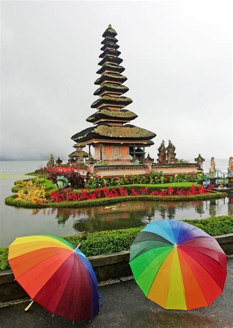 Ulun Danu Temple Lake Templeat Bedugul Districttabanan Regency Of