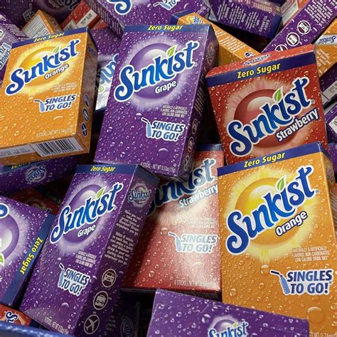 Sunkist Zero Sugar Singles To Go Sunkist Zero Sugar Singles To Go Is A