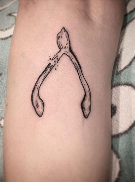 30 Pretty Wishbone Tattoos Bring You Good Luck Style VP