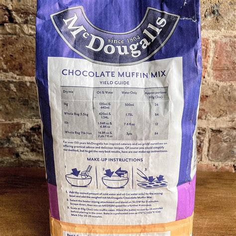 Mcdougalls Chocolate Muffin Mix 3 5kg Perfect For Bakery And Home Baking