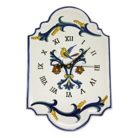 Orologi Da Parete In Ceramica Artigianale Di Deruta Mari Ceramiche Deruta