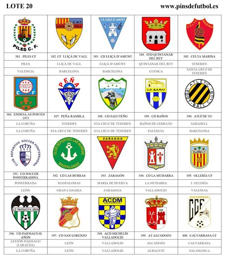 Lotes Pins F Tbol Pins De Escudos Insiginas De Equipos De F Tbol