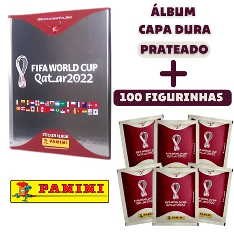 Lbum Capa Dura Prata Copa Mundo Qatar Figurinhas Em Promo O