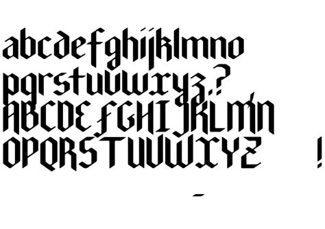 New Gothic Textura Font In Truetype Ttf Opentype Otf Format Free And