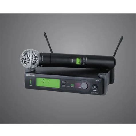 Wired Black Slx24 Sm58 System With Slx2 Sm58 Handheld Transmitter At Rs 59500 In New Delhi