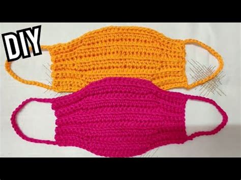 Learn How To Crochet Quick And Easy Face Mask Or Face Warmer Youtube