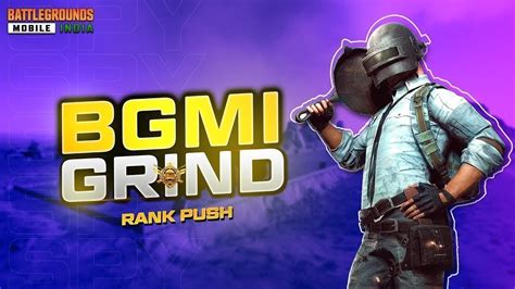 BGMI LIVE RANK PUSH FOR PRO PLAYER BattlegroundsMobile IN YouTube