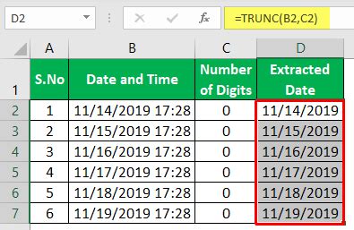 Trunc In Excel How To Use Truncate Function In Excel