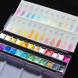 Paul Rubens Aquarellfarben Set Farben Glitter Wasserfarben