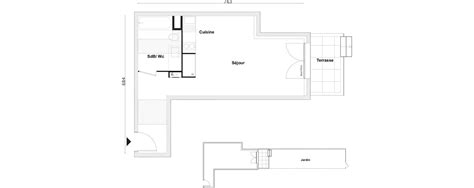 Plan appartement T1 bis de 33 35 m² neuf à Bezons résidence Coupole