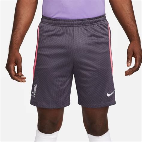 Liverpool Short D Entra Nement Dri Fit Strike Gris Rose Blanc