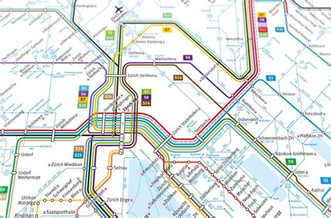 Tram Zürich Map Metro Map Zürich