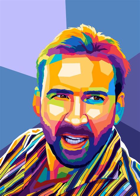 Nicolas Wpap Pop Art Poster Picture Metal Print Paint By Anthony