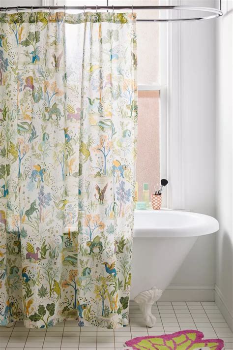 Fanciful Forest Shower Curtain Urban Outfitters