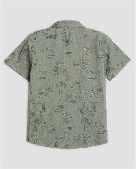 Riachuelo Camisa Infantil Manga Curta Estampa Tropical 4 10A Verde