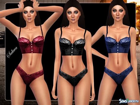 Скачать нижнее белье Diana Lingerie от Saliwa для Симс 4