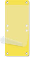 Yellow Blank Plastic Tags Sku Tg