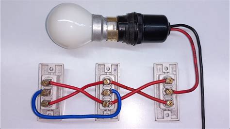 1 Bulb 3 Switch Controls Connectionwiring Of Two Way Switch By