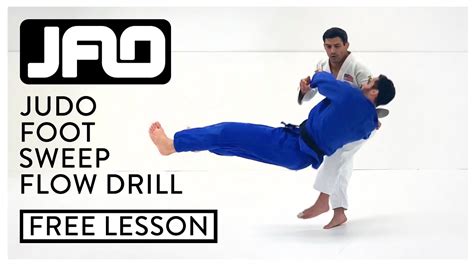 Free Lesson Jflo Grappling Academy Online Judo Foot Sweep Flow Drill Youtube