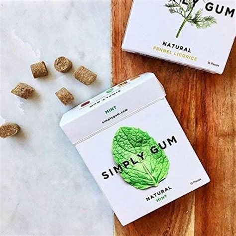 Packs of natural chewing gum — apparently plastic's in pretty much everything, including ...