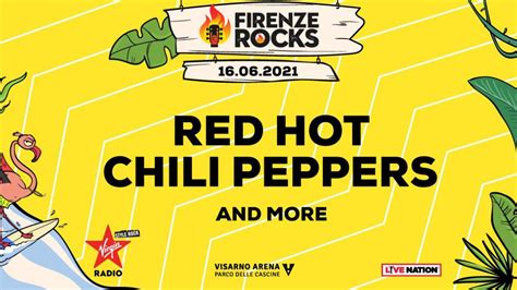 Red Hot Chili Peppers UFFICIALE A Firenze Rocks Il Giugno Tutte Le Info E Biglietti