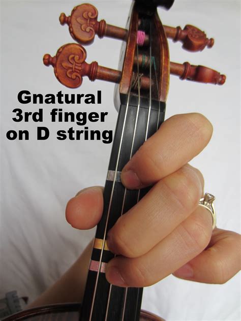 Violin Fingering G The Violin