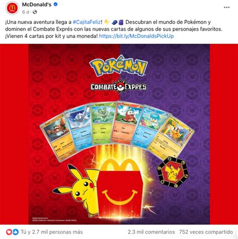 Ya puedes comprar tu Cajita Feliz Pokémon en McDonalds México