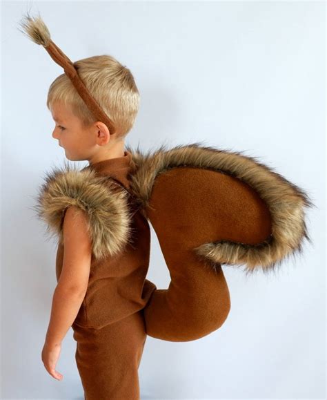 Squirrel Boy Costume Kids Squirrel Costumesquirrel Dress Up Handmade