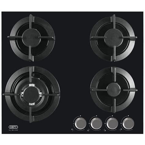 Defy Slimline 60cm Gas On Glass Hob Dhg604 Metro Home Centre