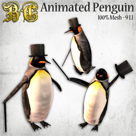 Second Life Marketplace Bc Crazy Animated Penguin