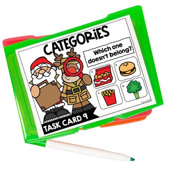 December ELA Task Card Activities Centers Scoot Fast Finishers