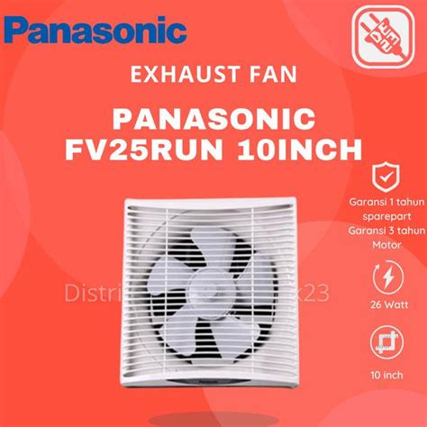 Jual Panasonic Fv Run Exhaust Fan Wall Dinding Inch Putih