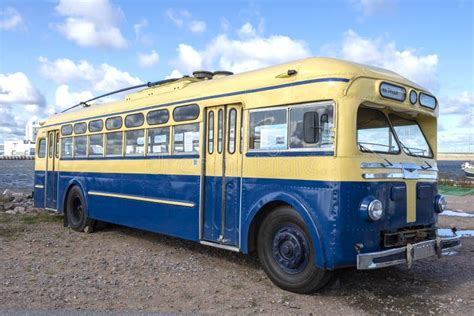 Soviet Trolleybus Of Mtb 82d Close Up Editorial Photo Image Of