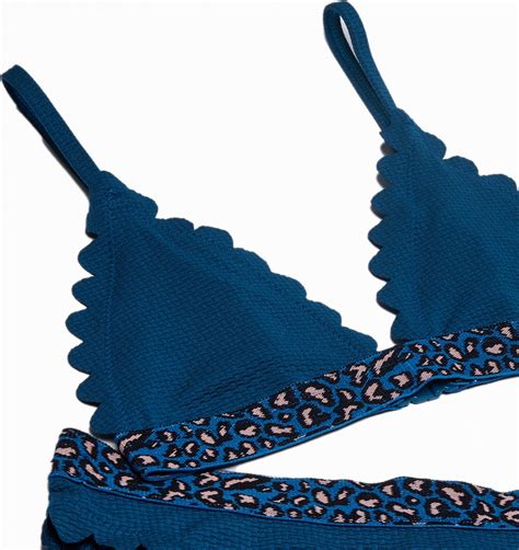 Shiwi LUNA Bikini Set SCALLOPE PIQUE Deep Sea Blue 152 Bol