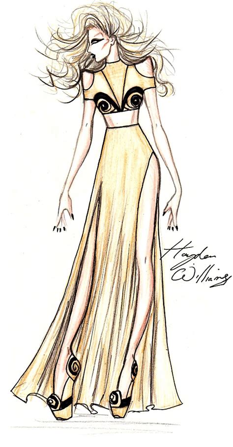Hayden Williams Fashion Illustrations Lady Gaga Born This Way