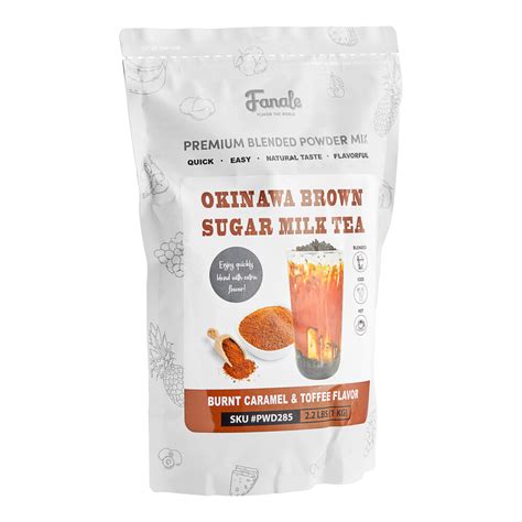 Fanale Okinawa Brown Sugar Milk Tea Powder Mix 2 2 Lb